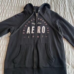 Aeropostale Charcoal Textured Sweater